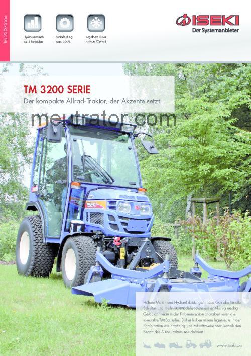 Iseki TM3200 ficha tecnica 